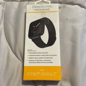 Stainless steel mesh band for Fitbit versa 2